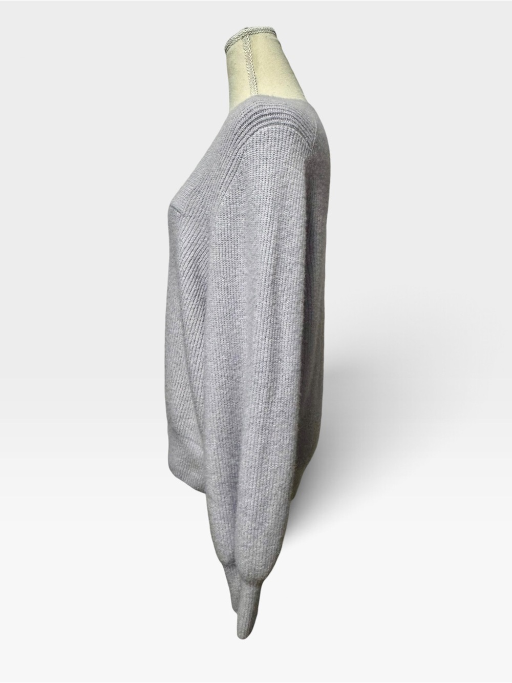 MADEWELL Women's Coziest Yarn Square Neck Pullover Knit Sweater - Lt. Purple, XL - Picture 4 of 10